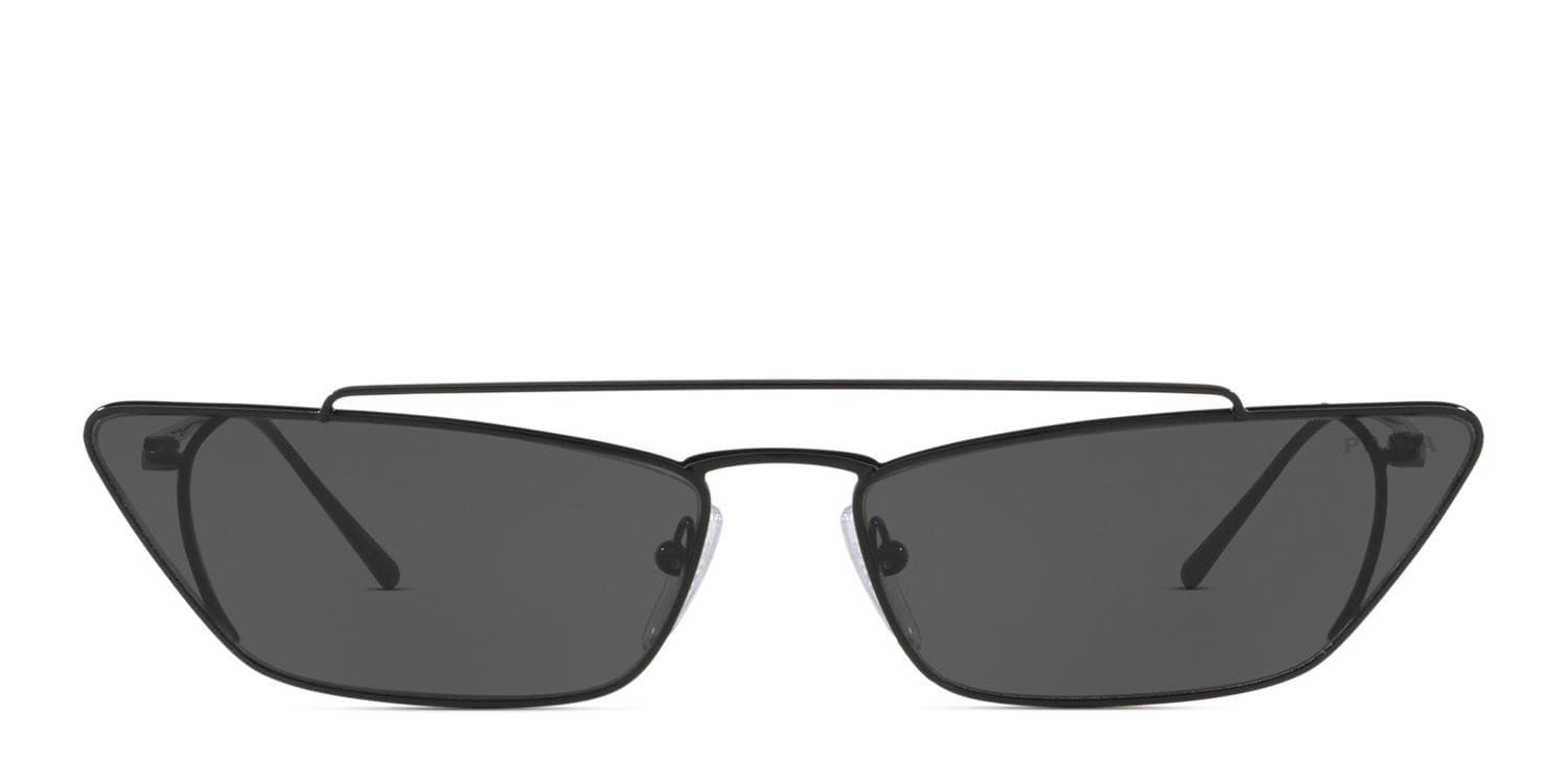 Prada PR 64US Shiny Black glasses - Shiny Black - Frontal View