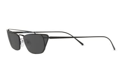 Prada PR 64US Shiny Black glasses - Shiny Black - Angle View