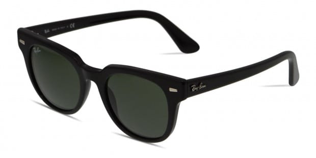 Ray Ban RB2168 Meteor Shiny Black Green Prescription Sunglasses
