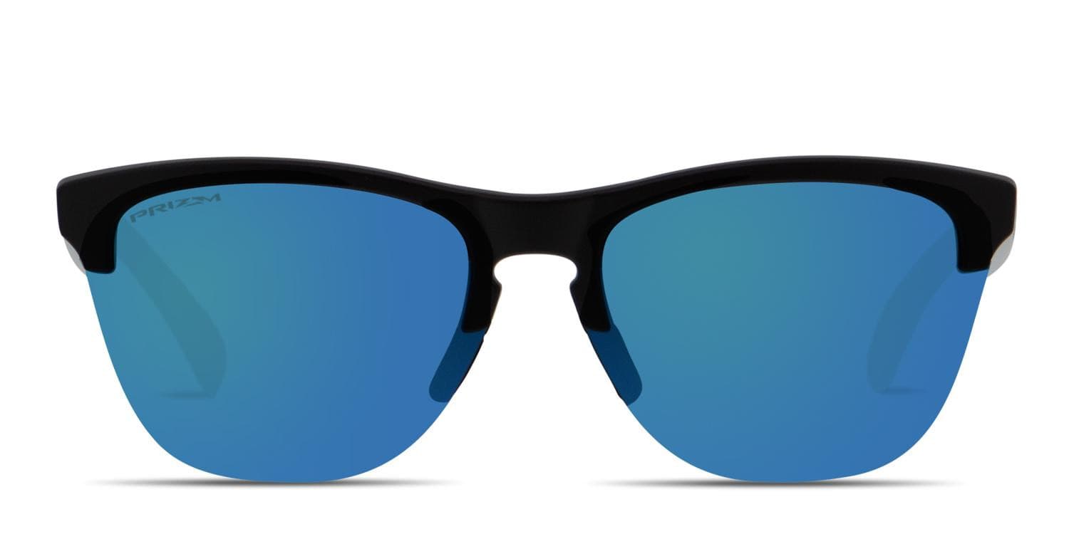 Oakley Frogskins Lite Black/Clear/Blue Sunglasses
