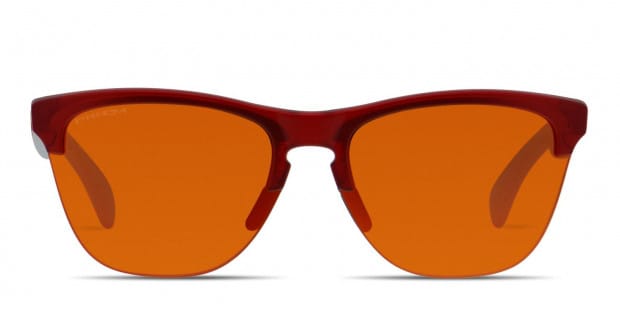 Oakley Frogskins Grips - Matte Red/Translucent Orange - Prizm Ruby