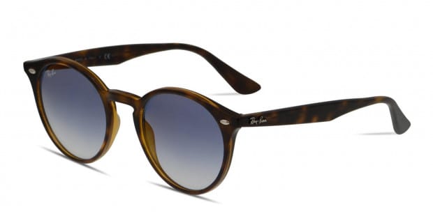 Ray Ban RB2180 Tortoise w Blue Prescription Sunglasses