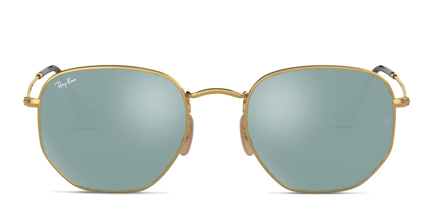 Ray-Ban RB3548N Gold w/Silver glasses - Gold / Silver - Frontal View