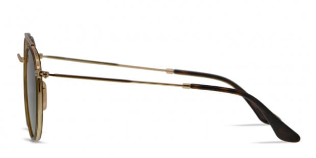 Ray ban wayfarer with gold sides sale