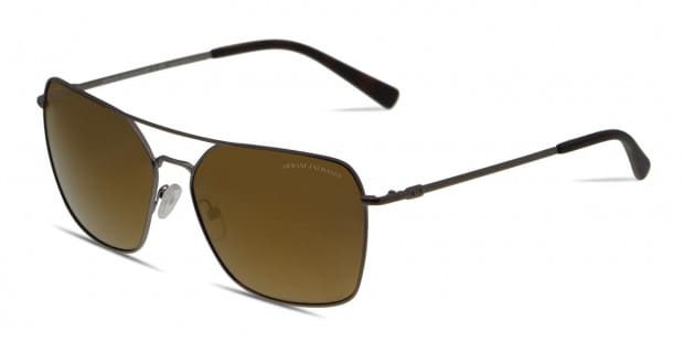 Armani Exchange AX2029S Gunmetal/Gold Prescription Sunglasses