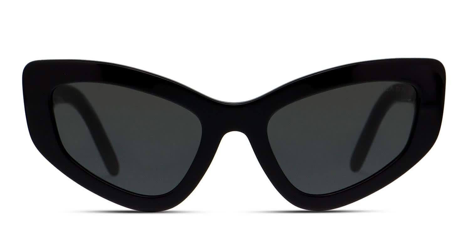 Prada 0PR 11VS Shiny Black glasses - Shiny Black - Frontal View