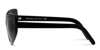 Prada 0PR 11VS Shiny Black glasses - Shiny Black - Side View