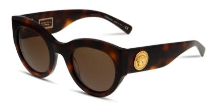 Versace VE4353 Brown/Tortoise glasses - Brown / Tortoise - Angle View