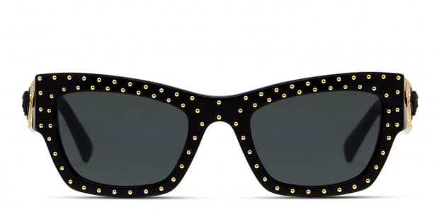 Versace 0VE4358 Black Glitter Prescription Sunglasses 50 Off Lenses