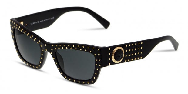 Versace 0VE4358 Black Glitter Prescription Sunglasses 50 Off