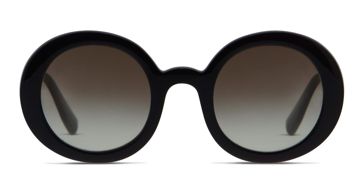 Miu Miu SMU 06US Shiny Black glasses - Shiny Black - Frontal View