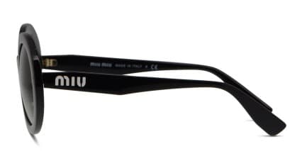 Miu Miu SMU 06US Shiny Black glasses - Shiny Black - Side View
