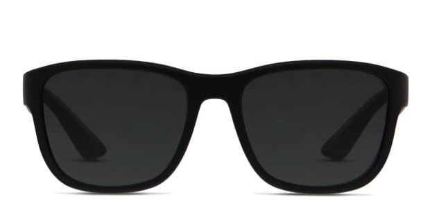 Prada PS 01US Black Prescription Sunglasses - 50% Off Lenses display picture 1