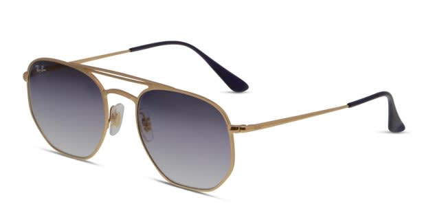 Ray-Ban サングラス RB3609 Ray-Ban RB3609 Gold Prescription Sunglasses - 50% Off Lenses