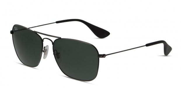 Ray Ban RB3610 Gunmetal Green Prescription Sunglasses