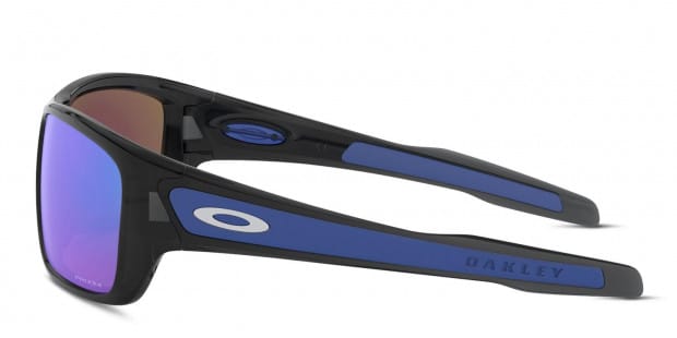 Oakley OO9263 Turbine Prizm Shiny Black Blue Prescription Sunglasses 50 Off Lenses