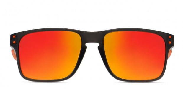 Oakley OO9384 Holbrook Mix Prizm Gray Silver Orange Prescription Sunglasses