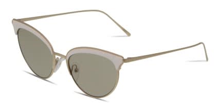 Prada PR 60VS White, Gold glasses - White / Gold - Angle View
