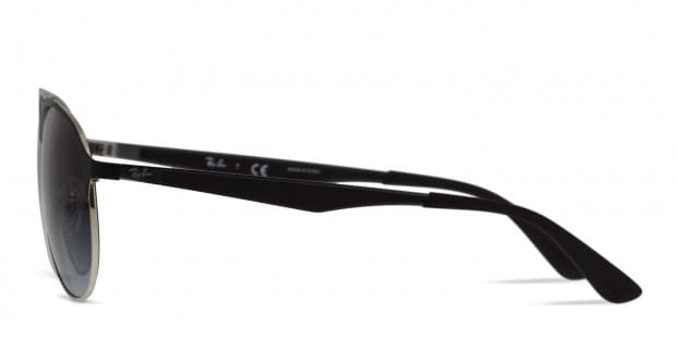 Ray Ban 3606 Black Silver Prescription Sunglasses