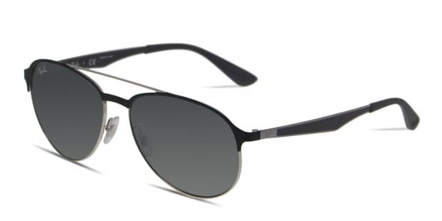 Ray-Ban 3606 Gray/Silver Prescription Sunglasses