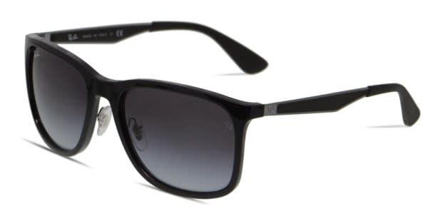 Ray-Ban 4313 Shiny Black Prescription Sunglasses - 50% Off Lenses