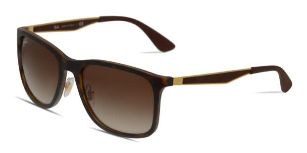Ray-Ban 4313 Brown/Tortoise/Gold Prescription Sunglasses