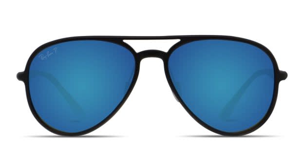 Ray-Ban 4320CH Black/Blue Prescription Sunglasses