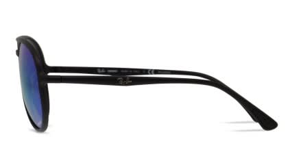 Ray-Ban RB4320CH Black/Blue glasses - Black / Blue - Side View