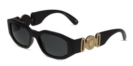 Versace VE4361 Shiny Black glasses - Shiny Black - Angle View