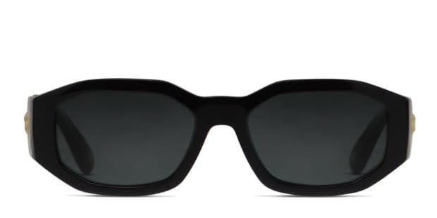 Versace VE4361 Shiny Black Prescription Sunglasses - 50% Off Lenses