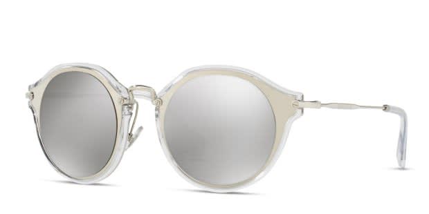 Miu Miu Mu 51SS Sunglasses, Silver - Cat Eye style Miu Miu Women main image 2