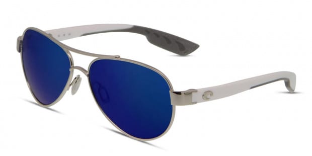 Costa Del Mar Loreto Silver White