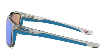 Oakley OO9264 Mainlink Prizm Clear, Gray, Blue glasses - Clear / Gray / Blue - Side View