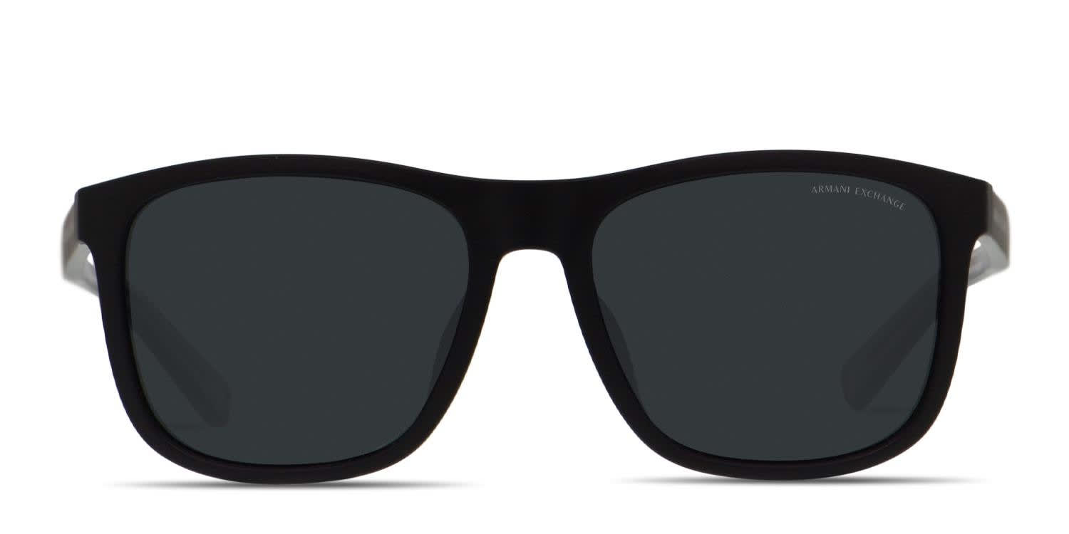 黒水晶？レインボー？MA399 Armani Exchange AX4049SF Black, Clear Prescription Sunglasses - 50
