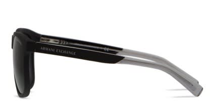 Armani Exchange AX4049SF Black, Clear glasses - Black / Clear - Side View