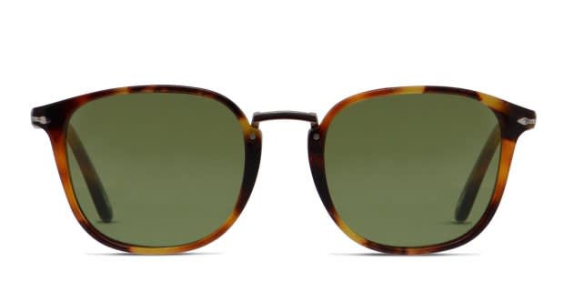 Persol 3186S Tortoise, Brown, Green Prescription Sunglasses - 50