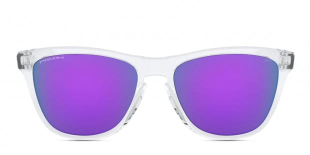 Oakley OO9013 Frogskins Prizm Clear Purple Sunglasses