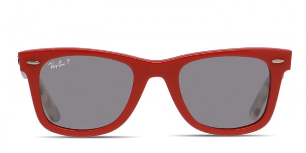 Ray Ban RB2140 Wayfarer Red Tortoise Prescription Sunglasses