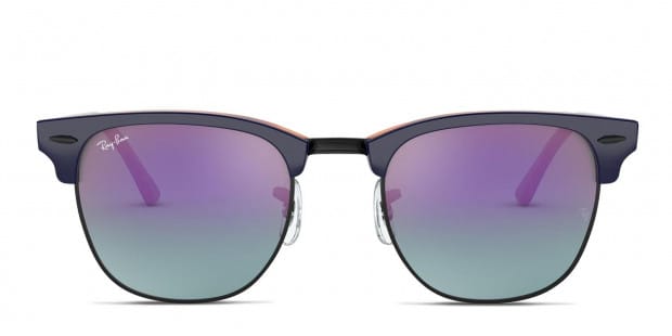 Ray ban clubmaster purple sale