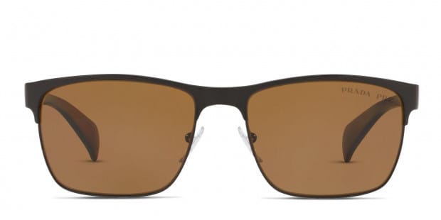 Prada PR 51OS Black Brown Prescription Sunglasses