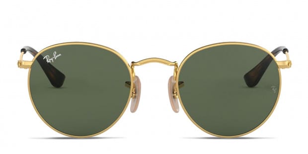 Ray-Ban RJ9547S Junior Round Kids Gold Prescription Sunglasses