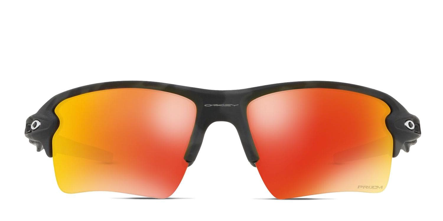 Oakley OO9188 Flak 2.0 XL Prizm Black/Tortoise/Red Sunglasses