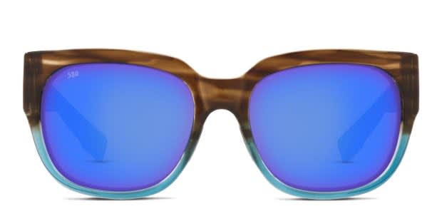 Costa Multicolor Frame Sunglasses Costa Schoolie S (56 - 16) with Blue lenses and Multicolor  main image 3