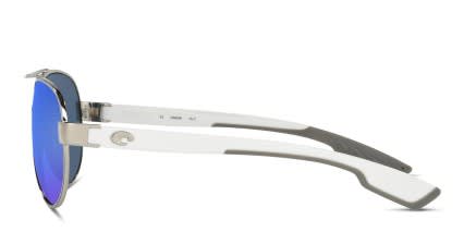 Costa Del Mar Loreto Silver, White, Blue glasses - Silver / White / Blue - Side View