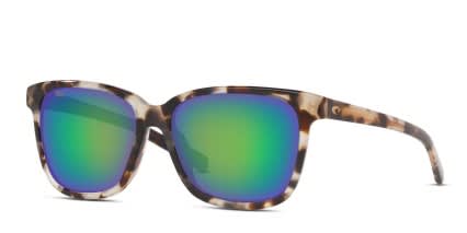 Costa Del Mar May Tortoise, Beige glasses - Tortoise / Beige - Angle View