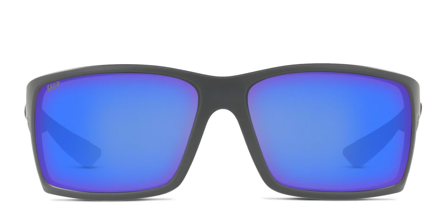 Costa Del Mar Reefton Gray, Black, Blue glasses - Gray / Black / Blue - Frontal View