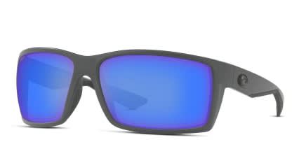 Costa Del Mar Reefton Gray, Black, Blue glasses - Gray / Black / Blue - Angle View