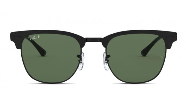 Ray-Ban サングラス RB3716 9255G4 51 CLUBMASTER GREEN Ray-Ban RB3716 Clubmaster Metal Black/Green Prescription