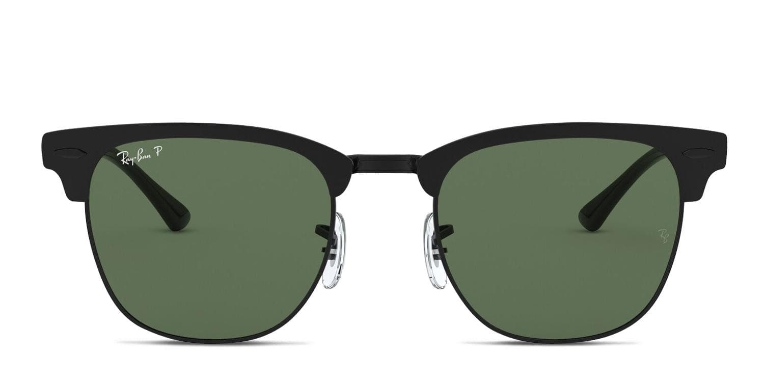 Ray Ban 3716 Black Green Prescription Sunglasses