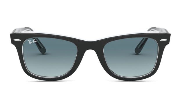 Ray-Ban 2140 Wayfarer Black/Clear Prescription Sunglasses